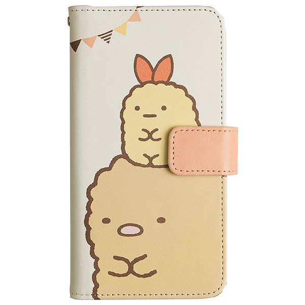 すみっコぐらしフリップカバー(とんかつとえびふらいのしっぽ・Xperia Z3 compact So,02G)【2016年6月上旬お届け予定】
