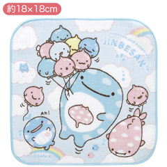 プチタオル（じんべえさんとふうせんうお）