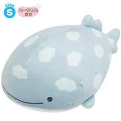 スーパーもーちもちぬいぐるみ（S）（じんべえさんとふうせんうお・じんべえさん）