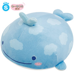 スーパーもーちもちぬいぐるみ（S）（じんべえさんとふうせんうお・まいごのこくじら）