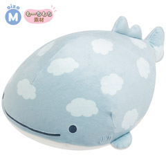 スーパーもーちもちぬいぐるみ（M）（じんべえさんとふうせんうお・じんべえさん）