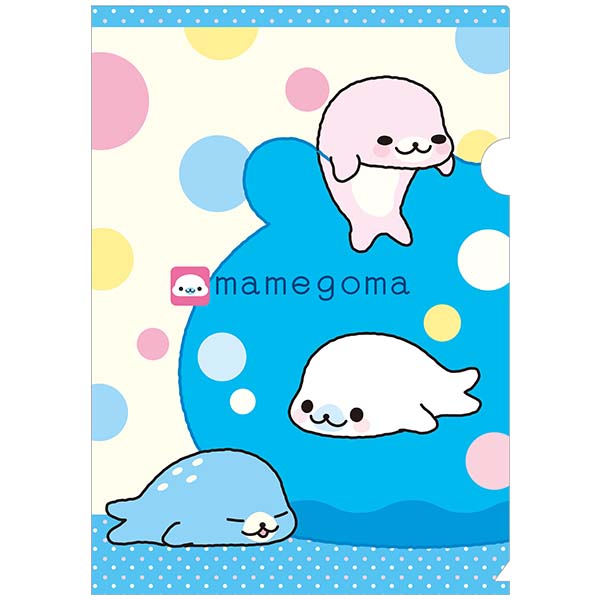 まめゴマ - クリアホルダーセット（まめゴマ） - サンエックスネット