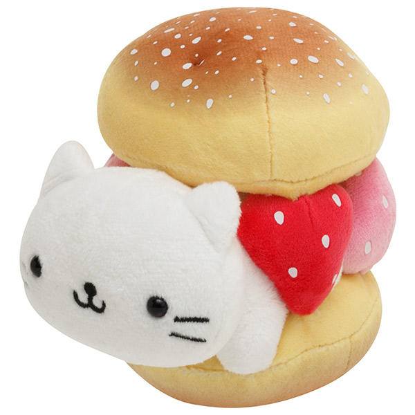 にゃんにゃんにゃんこ にゃんこバーガー ぬいぐるみ - www