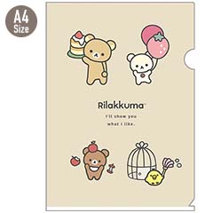 クリアホルダー（BASIC RILAKKUMA Favorite Things・A）