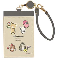 リール付パスケース（BASIC RILAKKUMA Favorite Things）