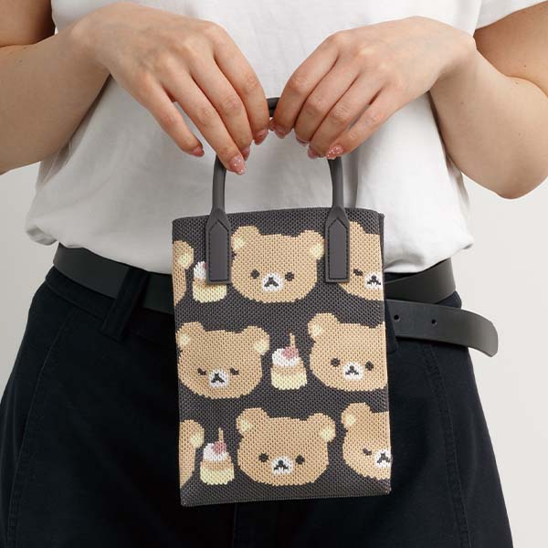 リラックマ - 【限定】ニットショルダーバッグ（リラックマ