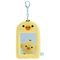 ぬいぐるみフォトキーホルダー（キイロイトリ）