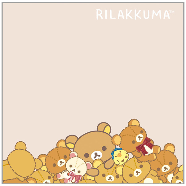 リラックマ - 【限定】ブロックメモ（ぬいぬいリラックマ・A