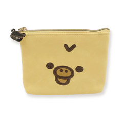 リラックマ ティッシュポーチ（フェイスシリーズ・キイロイトリ）