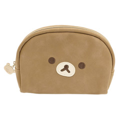 リラックマ ラウンドポーチ（フェイスシリーズ・リラックマ）