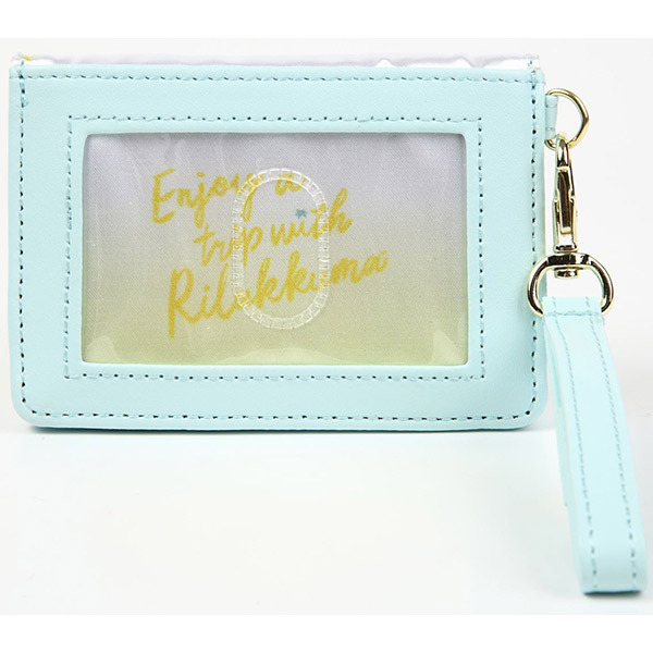 サンエックスネットショップ リラックマ 2つ折りパスケース サマートリップシリーズ ホワイト