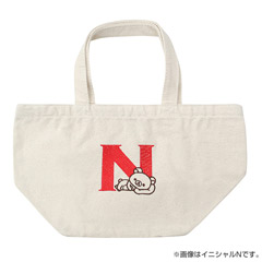 リラックマ　えらべるイニシャルトートバッグ（レッド）