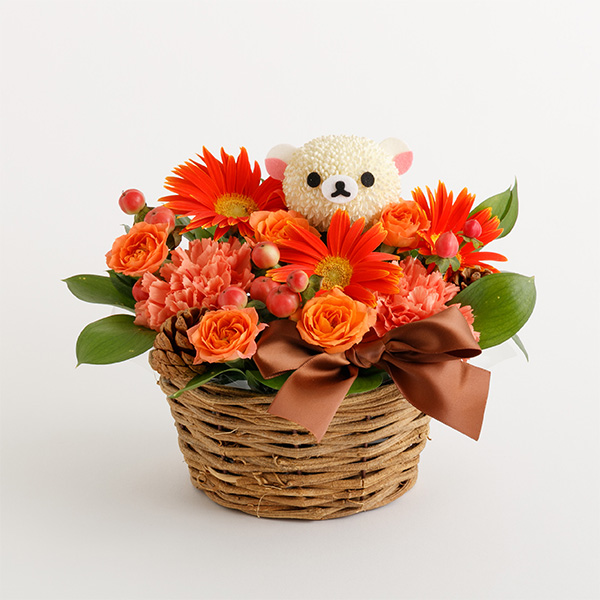 リラックマ フラワーアレンジメント(コリラックマ)※メーカー直送品