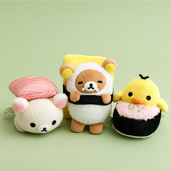 リラックマおすしぬいぐるみセット【2026年4月上旬お届け予定】