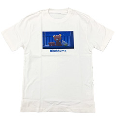 リラックマ Tシャツ ホワイト（stay with me・L）【2026年1月中旬お届け予定】