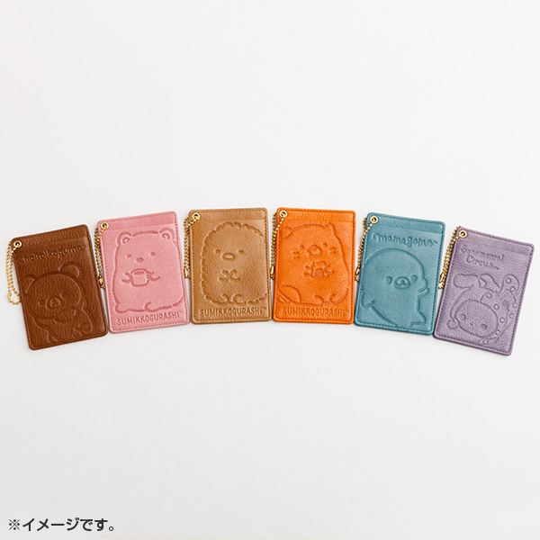 リラックマ - 本革パスケース（チャイロイコグマ）【2026年4月下旬お