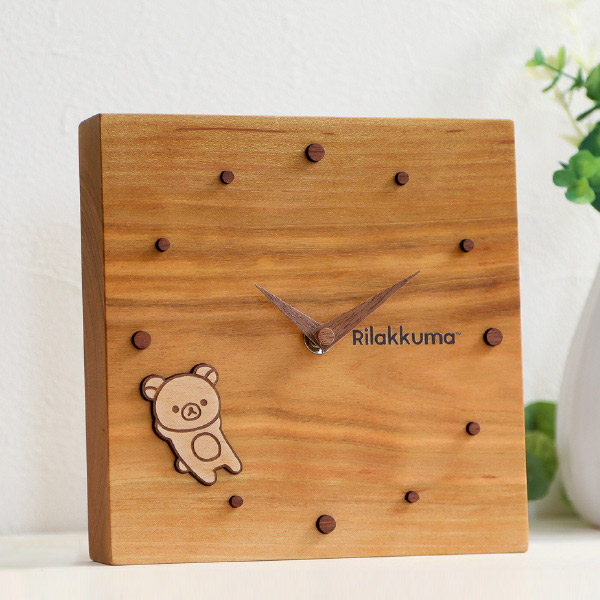 リラックマ - リラックマ 木製時計（だらだら） - サンエックスネット 