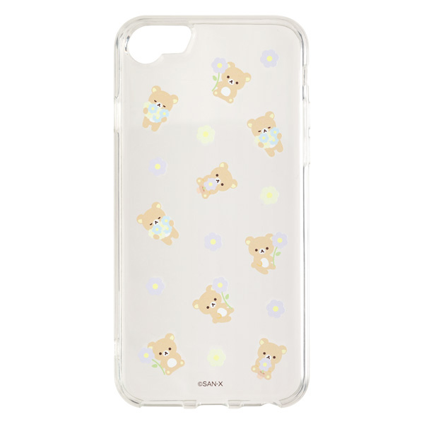 bN} NAX}zP[XiBASIC RILAKKUMA FloweribN}jEiPhone7/8/SEjy2025N6{͂\z