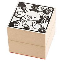 木製スタンプL（招きリラックマ）