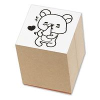 木製スタンプM（リラックマもち）
