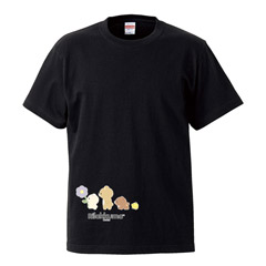 リラックマTシャツ(BASIC RILAKKUMA Flower)