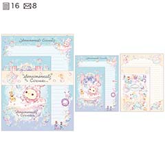 レターセット（ぬくもり泡沫シャボンの夜に）