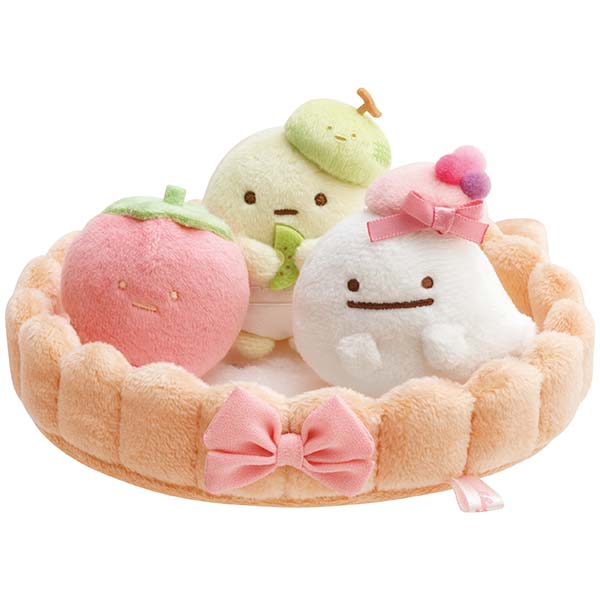 すみっコ 12月のテーマ☆ 限定 ショートケーキ ぬいぐるみ＆ねこケーキ