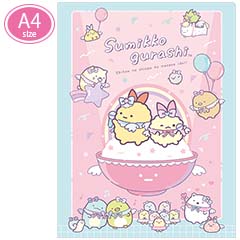 クリアホルダー（10ポケット）（すみっコぐらし・天使なえびてんアイドル）