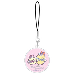 すみっコぐらし モバイルアクリルストラップ（天使なえびてんアイドル・えびふらいのしっぽ＆えびてんのしっぽ）