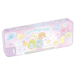 ソフトペンケース（すみっコぐらし・ふうせん（パープル））