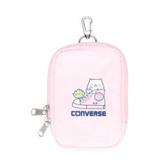 CONVERSE すみっコぐらしパスケース（ねこ・ライトピンク）