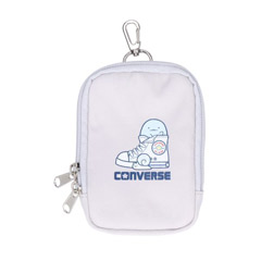 CONVERSE すみっコぐらしパスケース（とかげ・パープル）