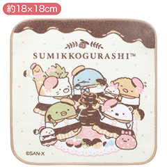 プチタオル（すみっコぐらし・喫茶すみっコでチョコレートフェア）
