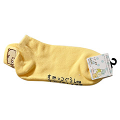 すみっコぐらし かかと刺繍ソックス（ねこ）