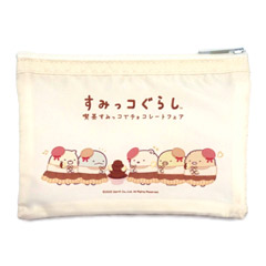 すみっコぐらし メッシュミニポーチ（喫茶すみっコでチョコレートフェア）