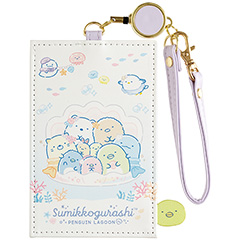 リール付パスケース（ぺんぎんラグーン）