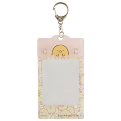 すみっコぐらし アクリル付きフォトキーホルダー（とんかつ）