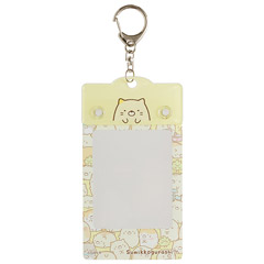 すみっコぐらし アクリル付きフォトキーホルダー（ねこ）