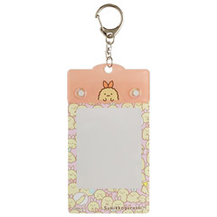 すみっコぐらし アクリル付きフォトキーホルダー（えびふらいのしっぽ）