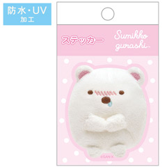 ステッカー（ぬいフォトシリーズ・しろくま）
