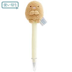 ぬいぐるみペン（すみっコのおきにいり・とんかつ）