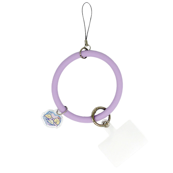 すみっコぐらし×HARUKAS300 SHIPPOSシリコンリングチャーム(A・パープル)