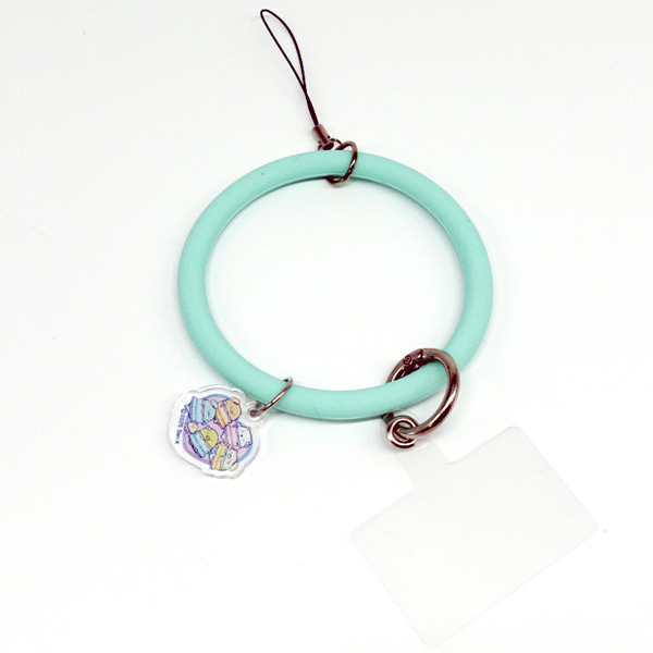 すみっコぐらし×HARUKAS300 SHIPPOSシリコンリングチャーム(B・グリーン)