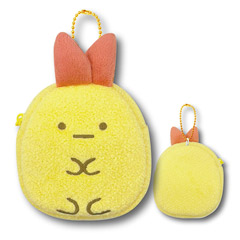 すみっコぐらし ダイカットミニポーチ（えびふらいのしっぽ）