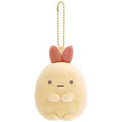 ふにふにキーホルダー（たぬきのまんまるレストラン・えびふらいのしっぽ）