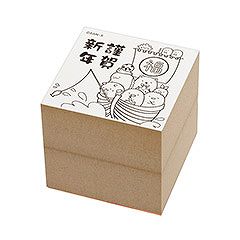 木製スタンプL（すみっコぐらし七福神）