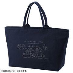 すみっコぐらしキャンバスジップトートバッグ（みんなでことりっコ）
