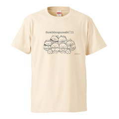 すみっコぐらしTシャツ（しろくまのふるさと）